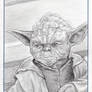 Star Wars G6 - Yoda Sketch Art Card