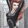 Women of Marvel S2 - Black Widow Sketch Art Card