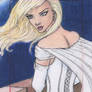 Marvel Universe 14 - Emma Frost Sketch Art Card