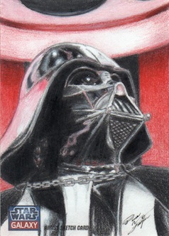 Star Wars G7 - Darth Vader Sketch Art Card 2