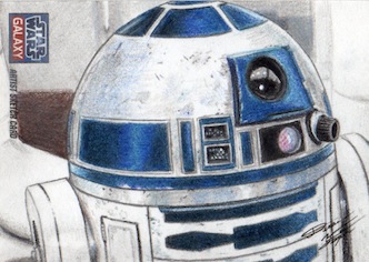 Star Wars G7 - R2-D2 Sketch Art Card