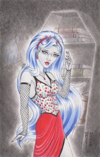 Ghoulia Yelps Original Art