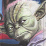 Star Wars Masterwork - Yoda Sketch Art Card 1