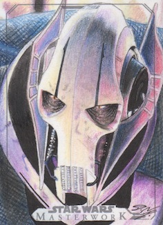 SW Masterwork-General Grievous Artist Return Card