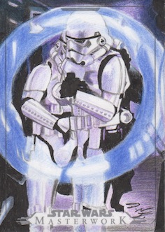 SW Masterwork - Stormtroopers Artist Return Card