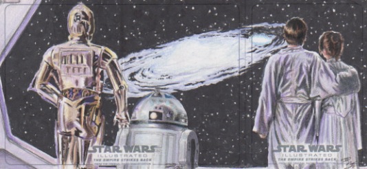 Star Wars Illustrated: TESB-C-3PO-R2-D2-Luke-Leia