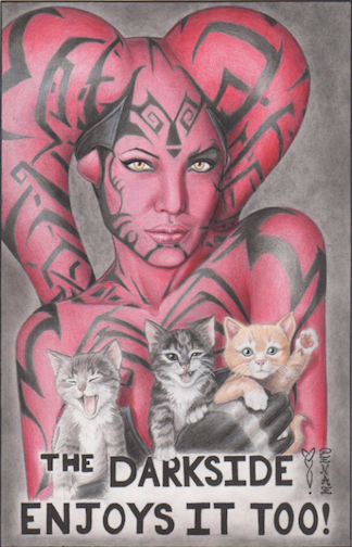 Star Wars - Darth Talon Original Art Piece