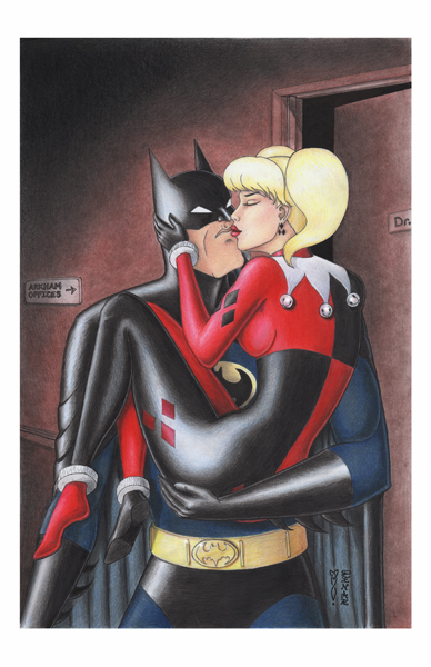 Thank You Kiss Batman And Harley Quinn By DenaeFrazierStudios On.