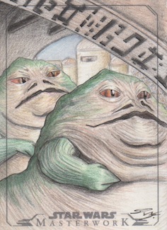 Star Wars Masterwork - Jabba the Hutt Sketch Card