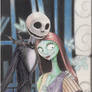 Jack and Sally Original Art by Denae