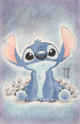 Stitch Smile Original Art by Denae