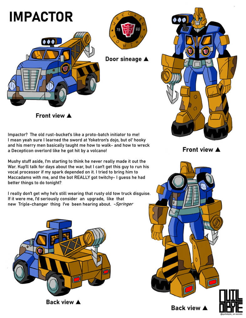 Impactor Transformers: Animated - Impactor! by Quillobyte on DeviantArt