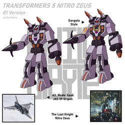 Transformers 5 Nitro Zeus - G1 Version