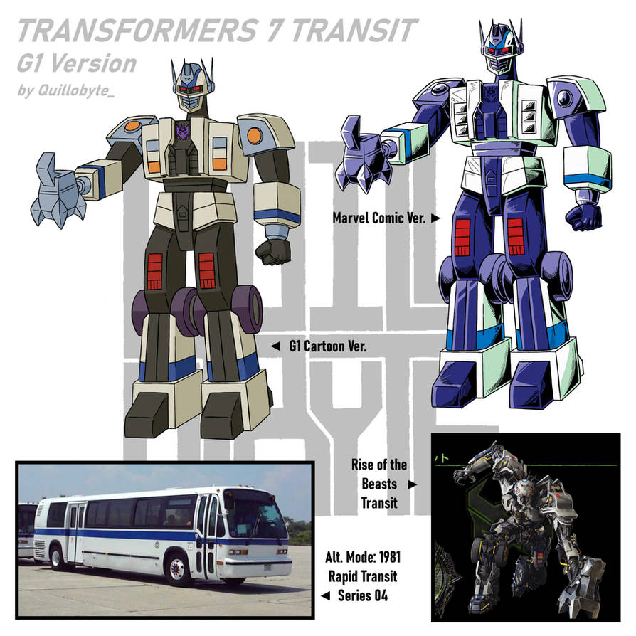 Transit Transfomer Transformers 7 Transit - G1 Version by Quillobyte on DeviantArt
