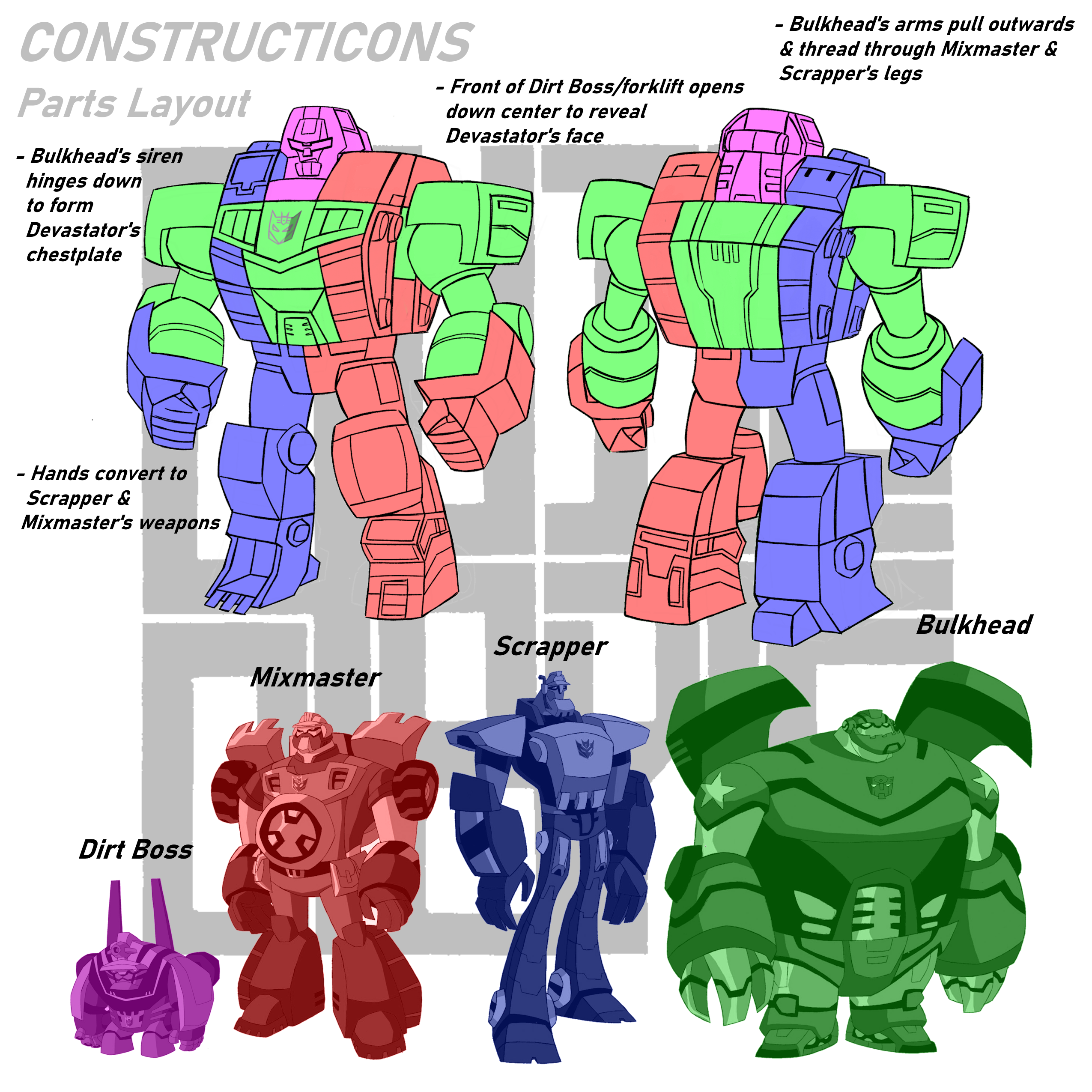 Transformers shop animated devastator