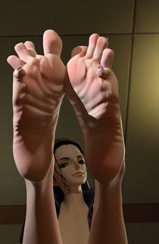 Nico Robin feet