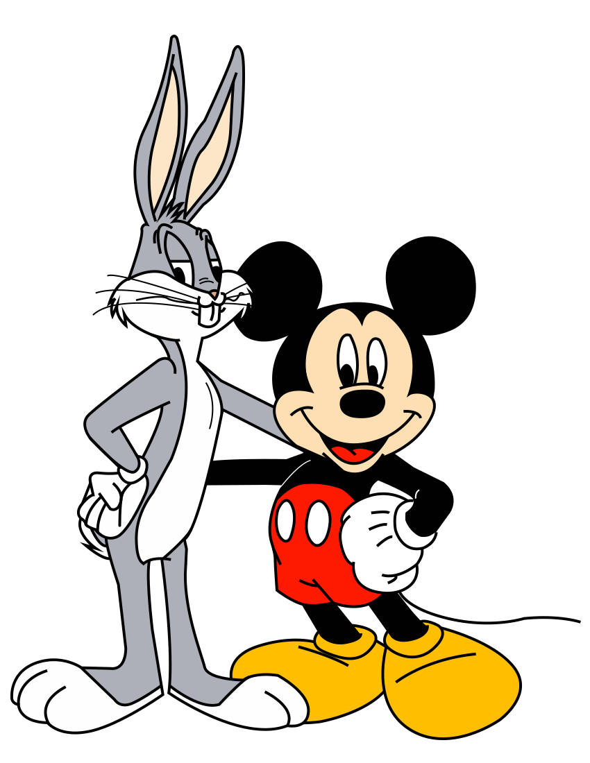 Bugs Bunny and Mickey Mouse by NachoBrave on DeviantArt