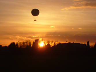 Sunset over Paris