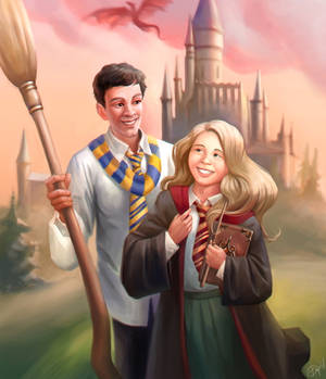 Portrait in HP style by irenetall Portrait in HP style by irenetall