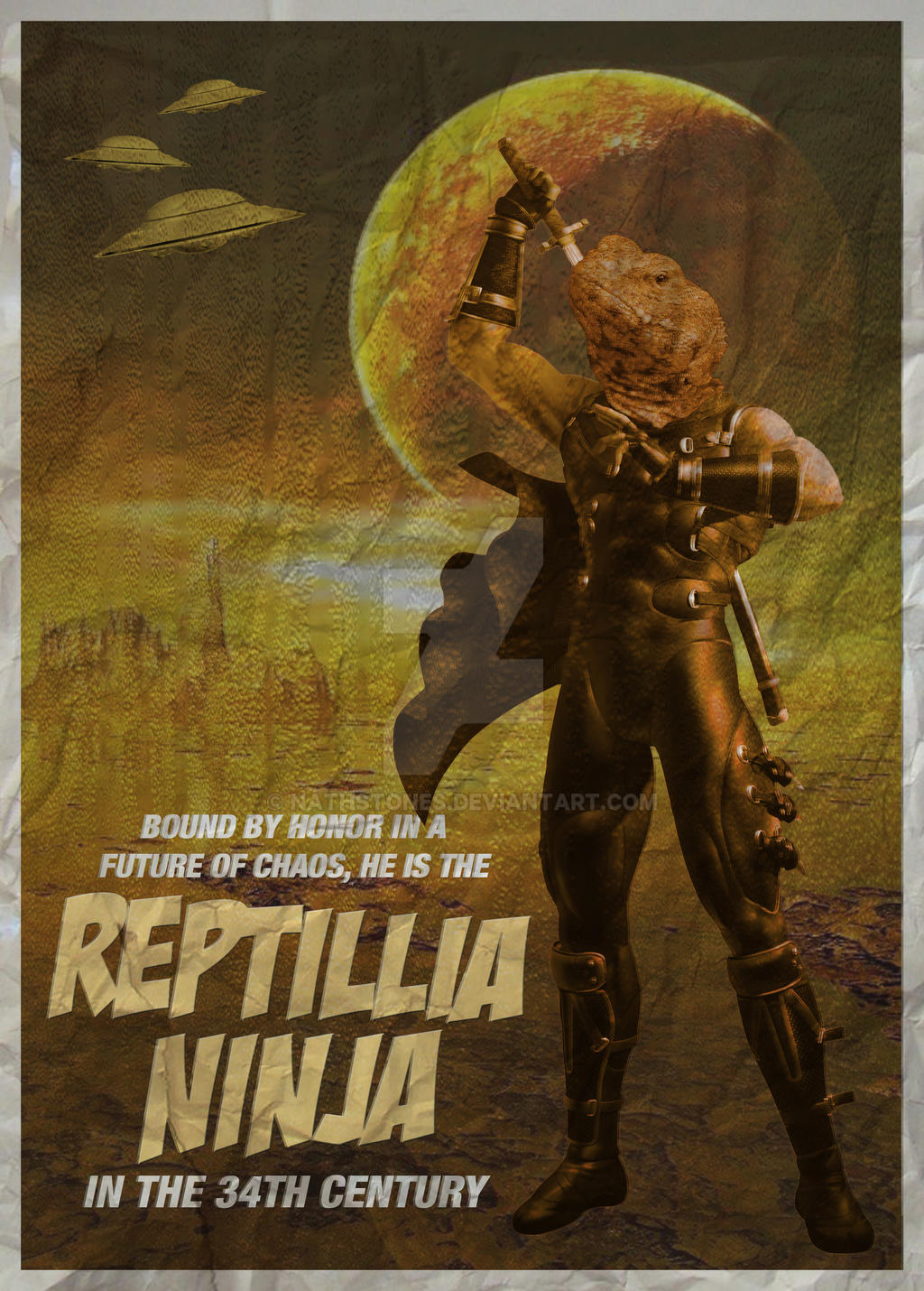 Reptilla Ninja Poster