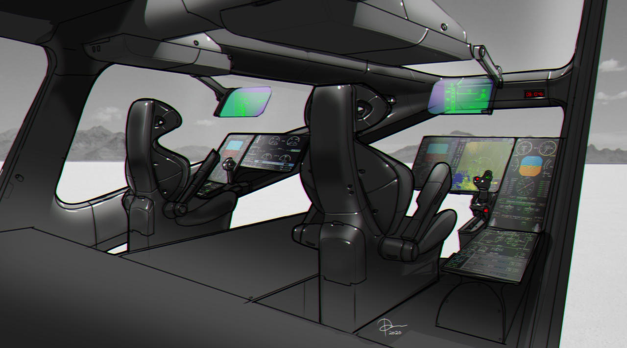 Cockpit interior design by KRONOMATIK on DeviantArt