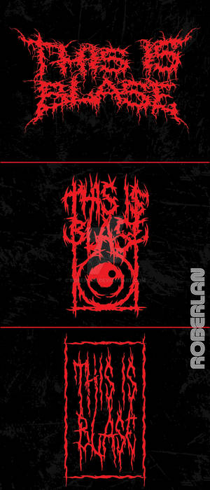 This is Blase Gory Metal Logos