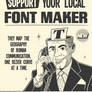Support your local font maker