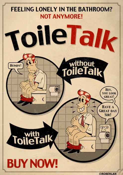 ToileTalk Fake Ad