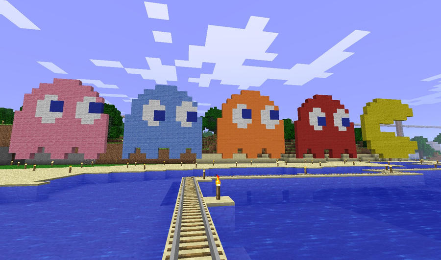 MINECRAFT - PACMAN by prochyprochy on DeviantArt