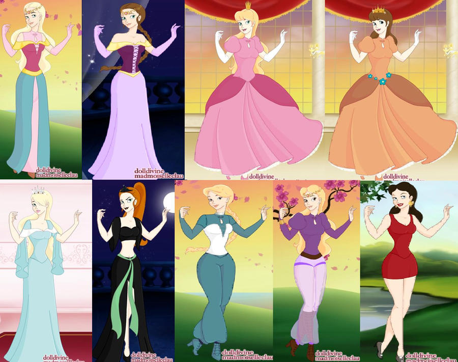 Nintendo Princesses by Magmashift101 on DeviantArt