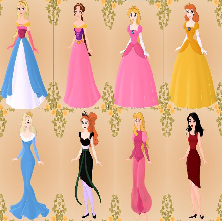 Nintendo Princesses by Magmashift101 on DeviantArt
