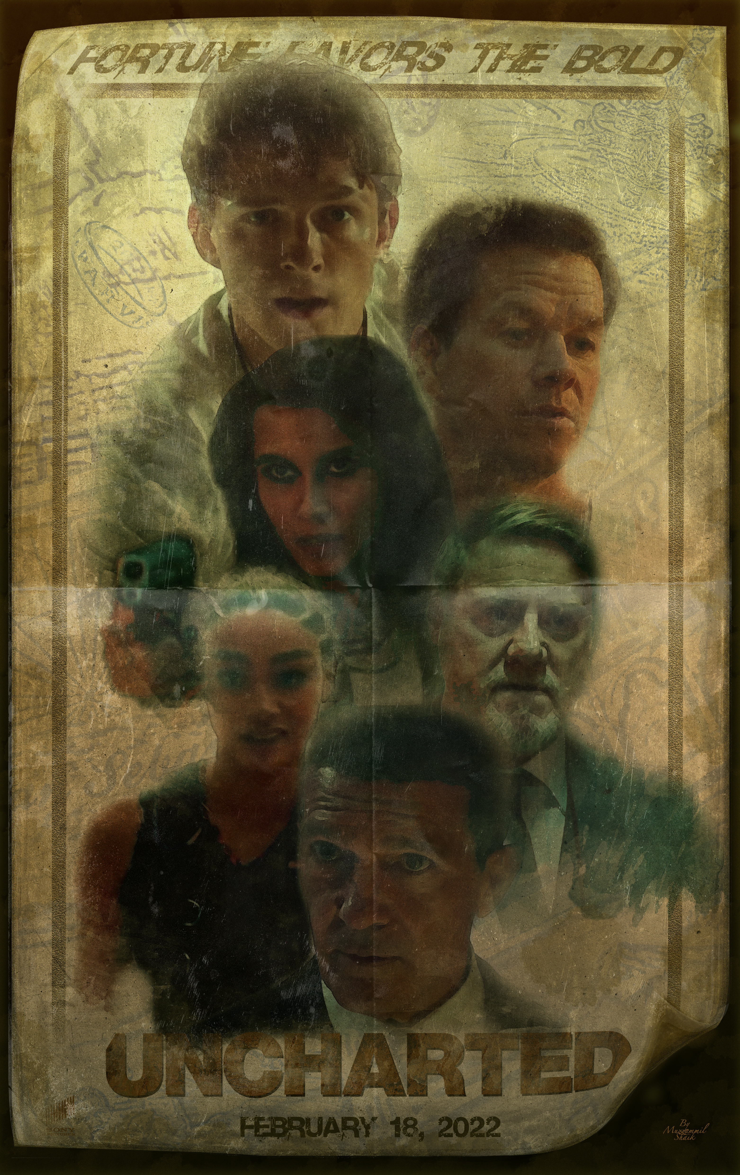 Uncharted movie poster  Tom holland movies, Movie posters, Movie