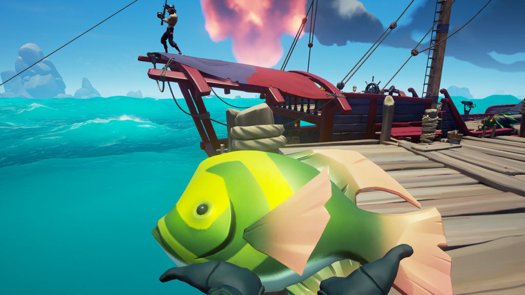 Sea of Thieves fishing by Jeshta on DeviantArt
