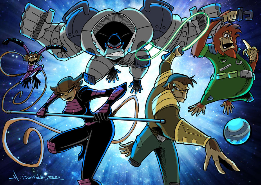 Captain Simian and the Space Monkeys by Henderzon on DeviantArt