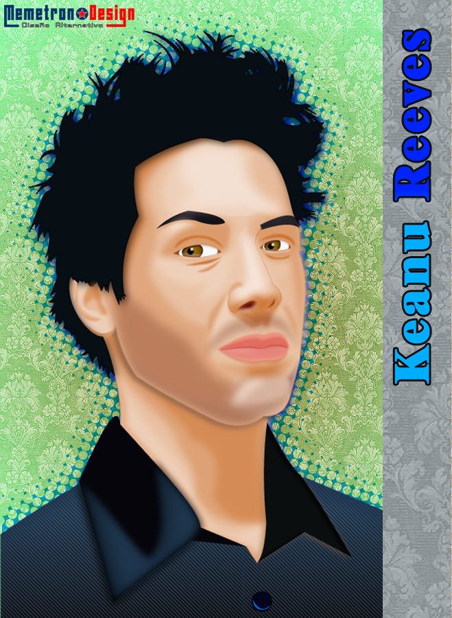 keanu reeves vector by kennymty on DeviantArt