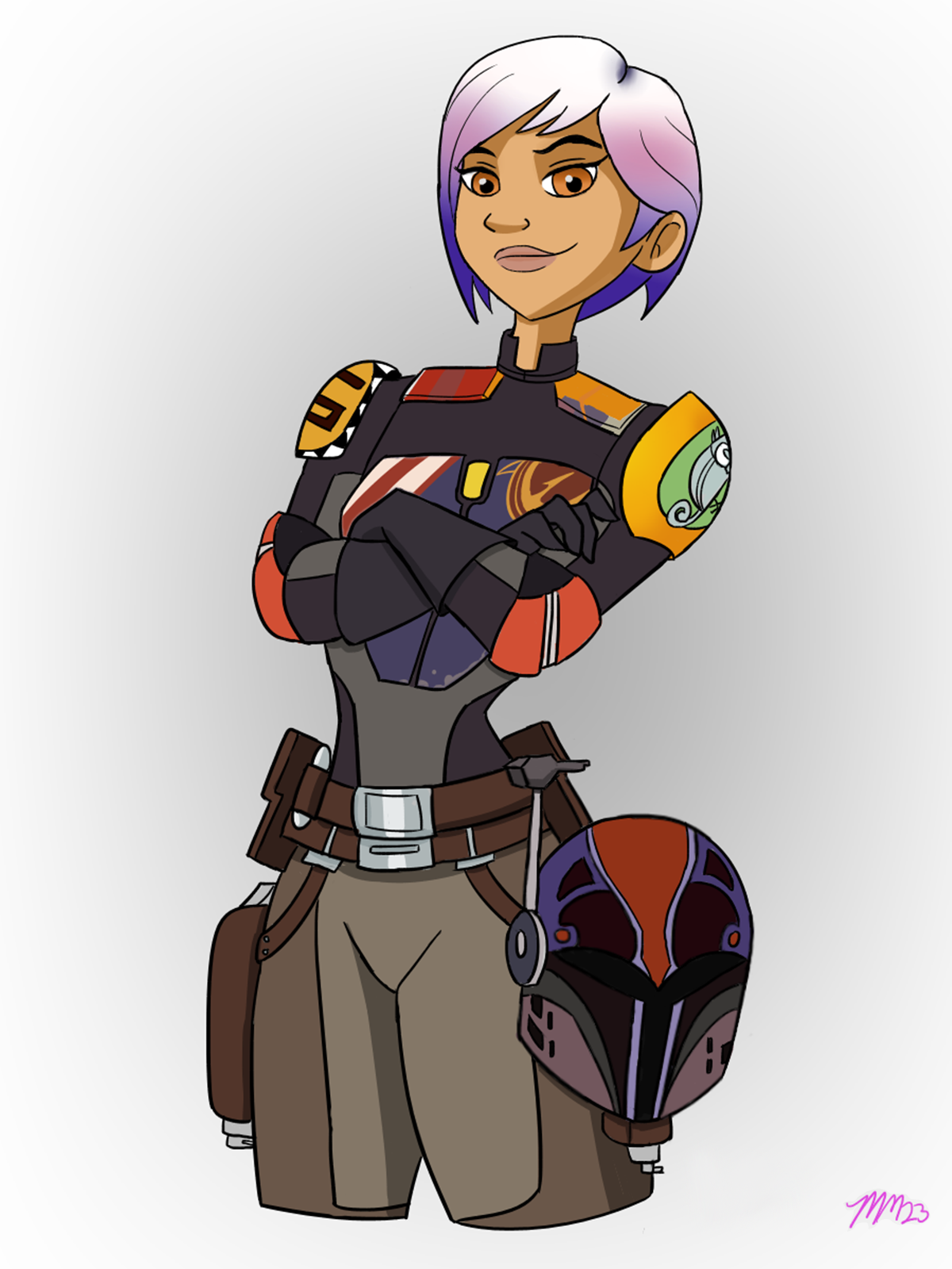Sabine Robotization Deviantart Commission - Sabine Wren by 49ersrule07 on DeviantArt