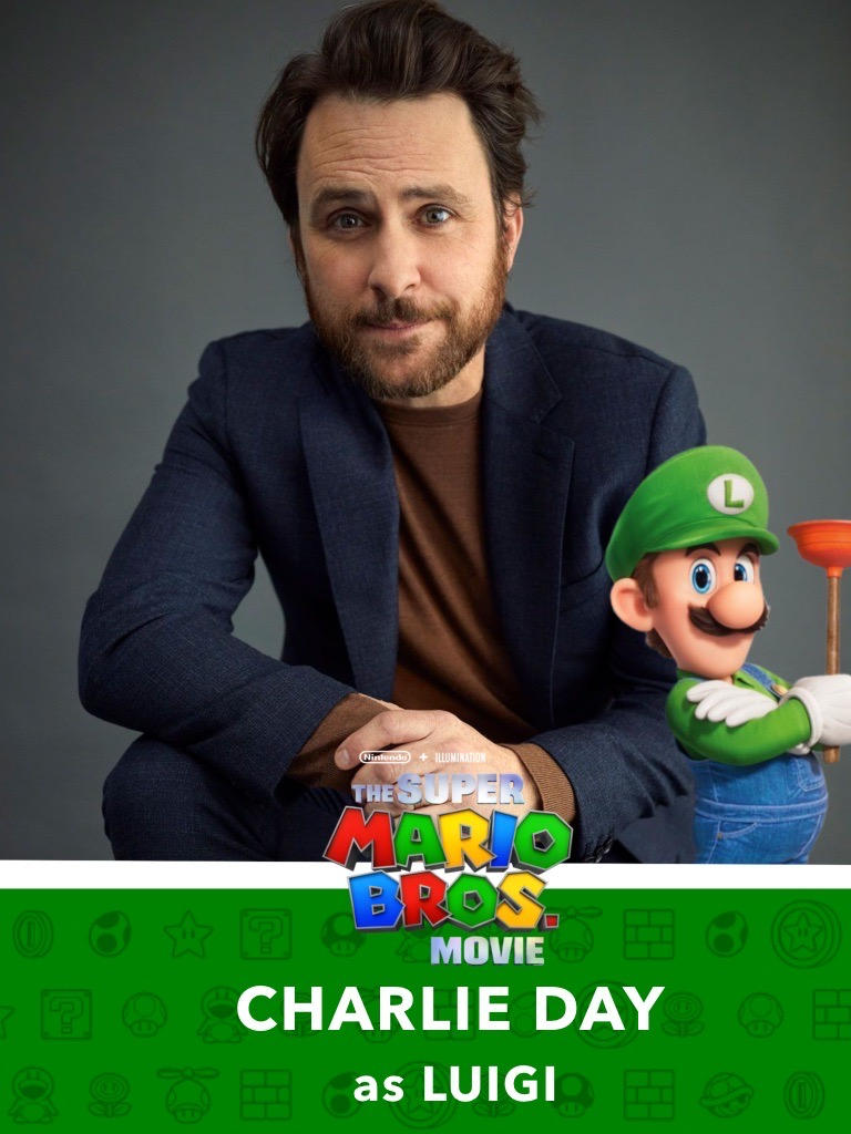 Charlie Day as Luigi by FunnyboiNG on Newgrounds