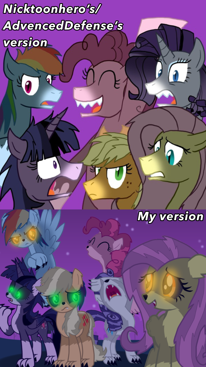 Mlp Comparisons MLP: howling six/unbound comparison by BlueMario11 on DeviantArt