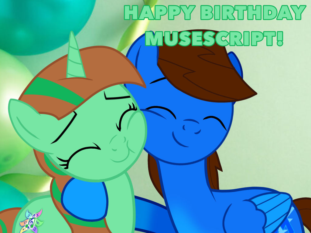 Happy birthday MuseScript! by BlueMario11 on DeviantArt