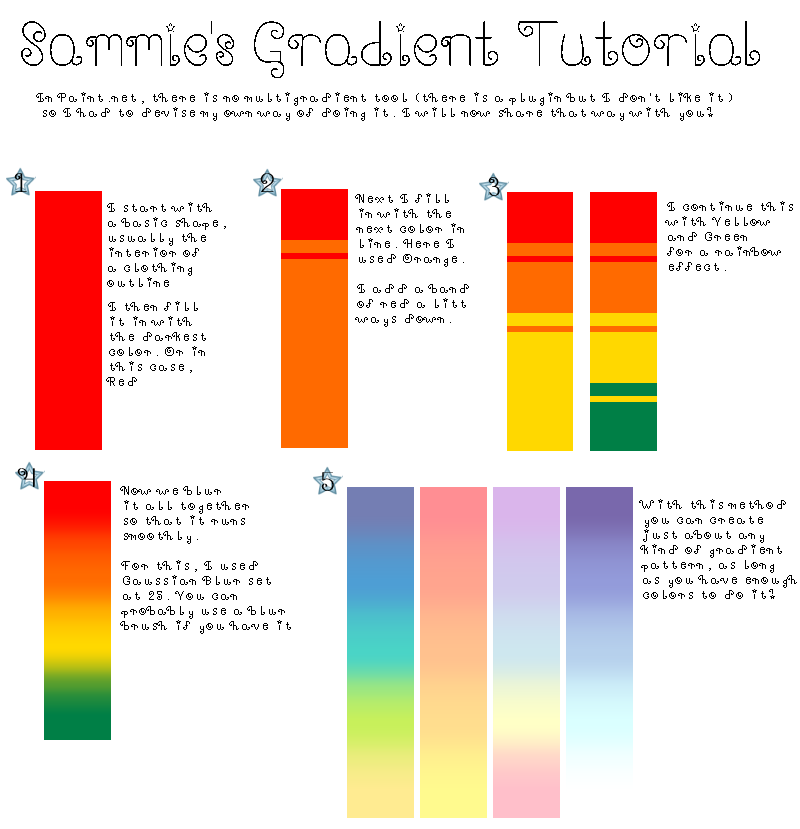 Sammie's Gradient Tutorial