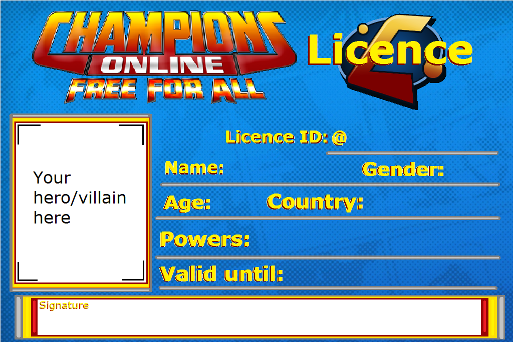 Champions Online Licence