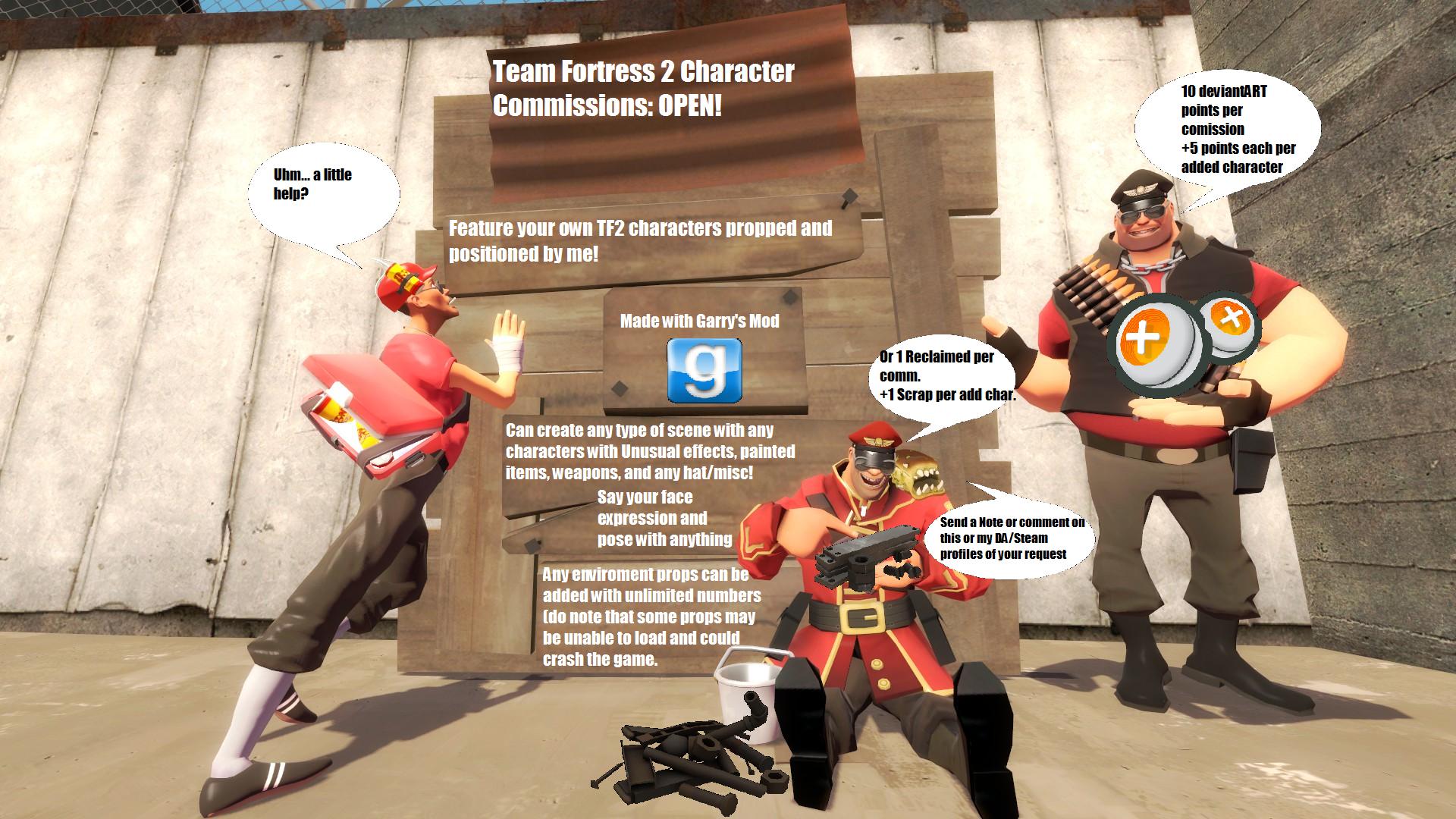 TF2 Character Commissions: OPEN!