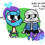 Gumball and Sans