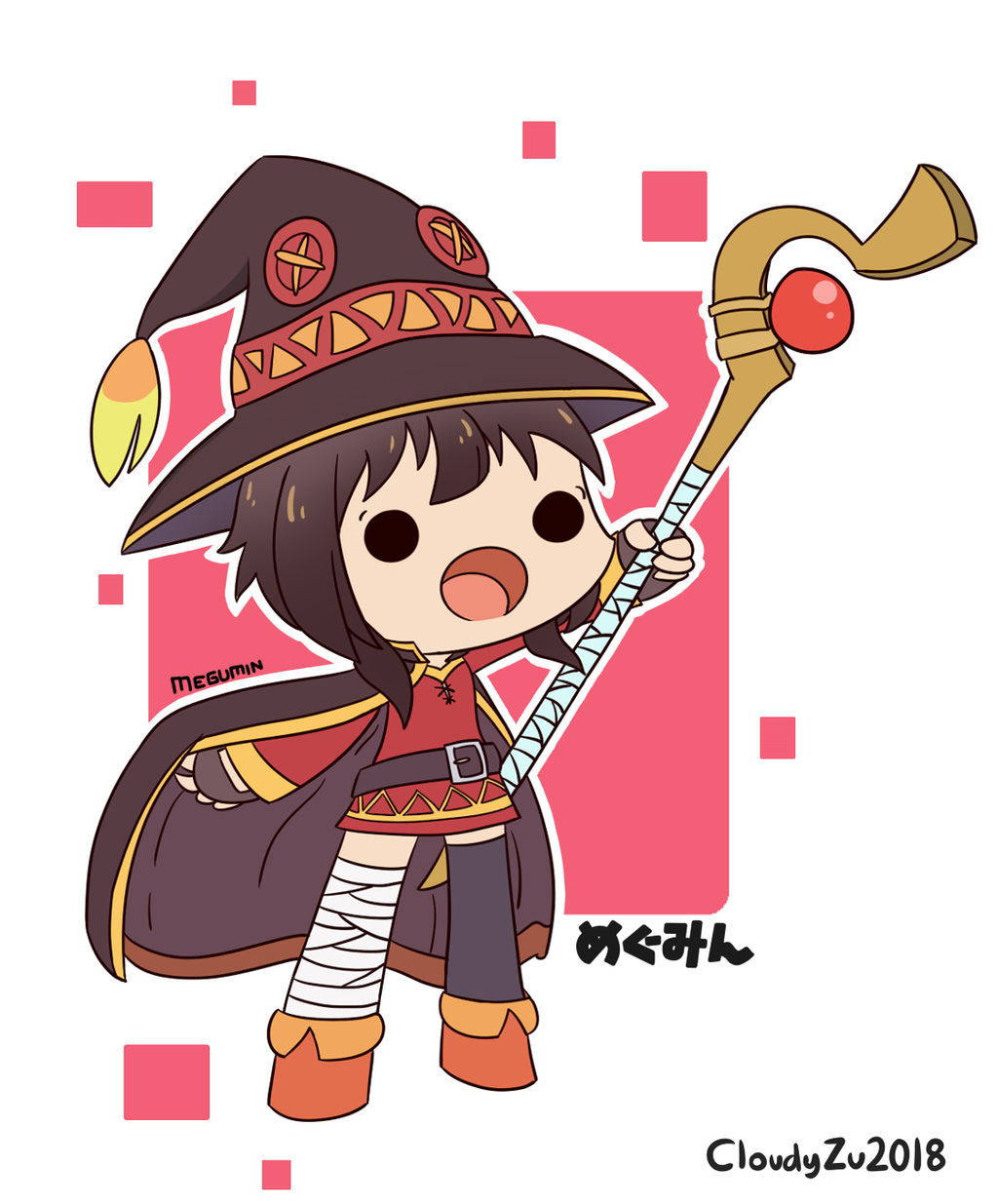 Megumin Cursor Megumin (Konosuba) by CloudyZu on DeviantArt