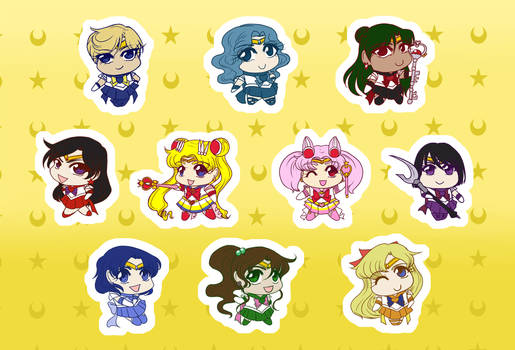 Sailor Moon Sticker Sheet