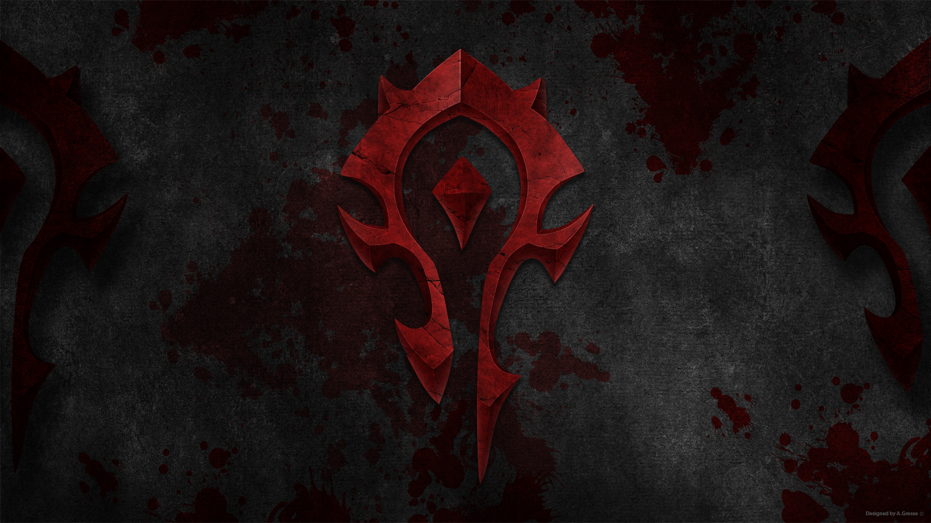 WoW Horde Logo Wallpaper by Gwinnblade on DeviantArt