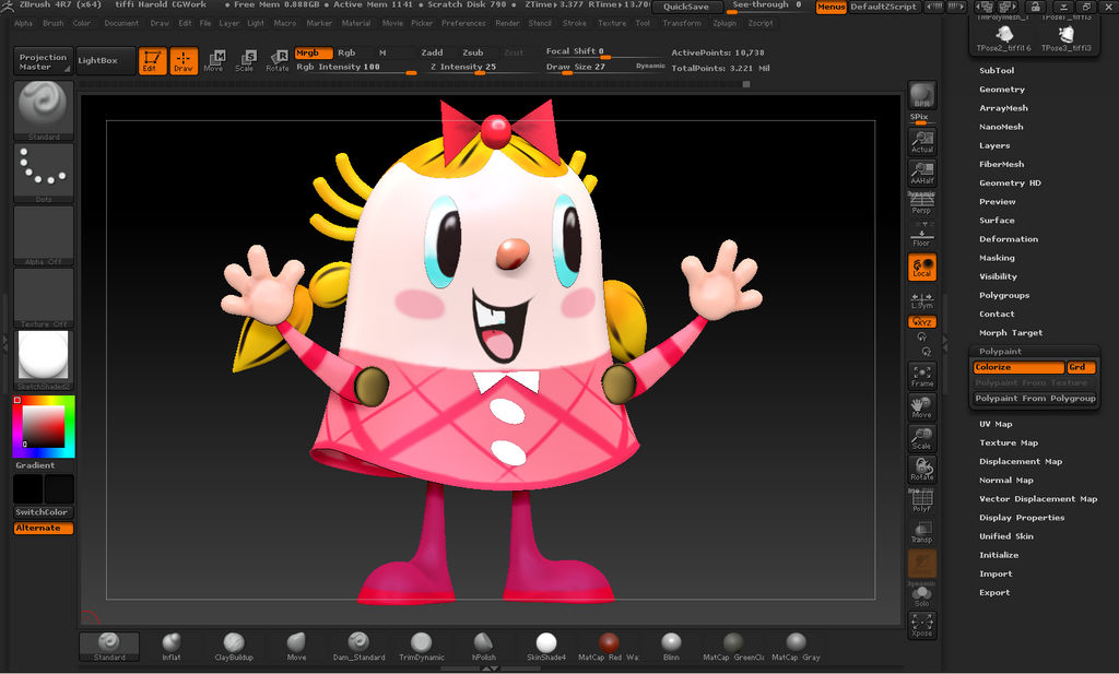 Tiffi Tiffi Candy Crush-Harold CGWork by haroldcgwork on DeviantArt