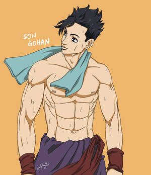 Fanart Gohan after Training