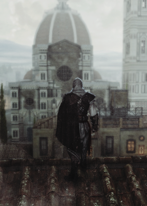 Ezio on the Roof