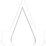 Assassin's Creed Logo 3D gif (White)